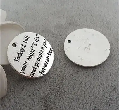 High Quality 20 Pieces/Lot Diameter 25mm Letter Printed today i tell you mom i do promise forever Great Round Metal charm
High Quality 20 Pieces/Lot Diameter 25mm Letter Printed today i tell you mom i do promise forever Great Round Metal charm