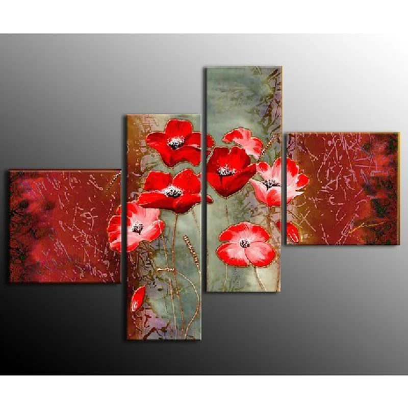 Modern abstract Oil Painting On Canvas fortune tree red flower 4P for home hotel decoration Free shipping
Modern abstract Oil Painting On Canvas fortune tree red flower 4P for home hotel decoration Free shipping