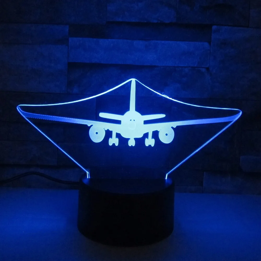 Air Plane Acrylic 3D Lamp Remote Touch LED 7 Color Change JET USB 3D Night Light Home AtmosphereLamp
Air Plane Acrylic 3D Lamp Remote Touch LED 7 Color Change JET USB 3D Night Light Home AtmosphereLamp