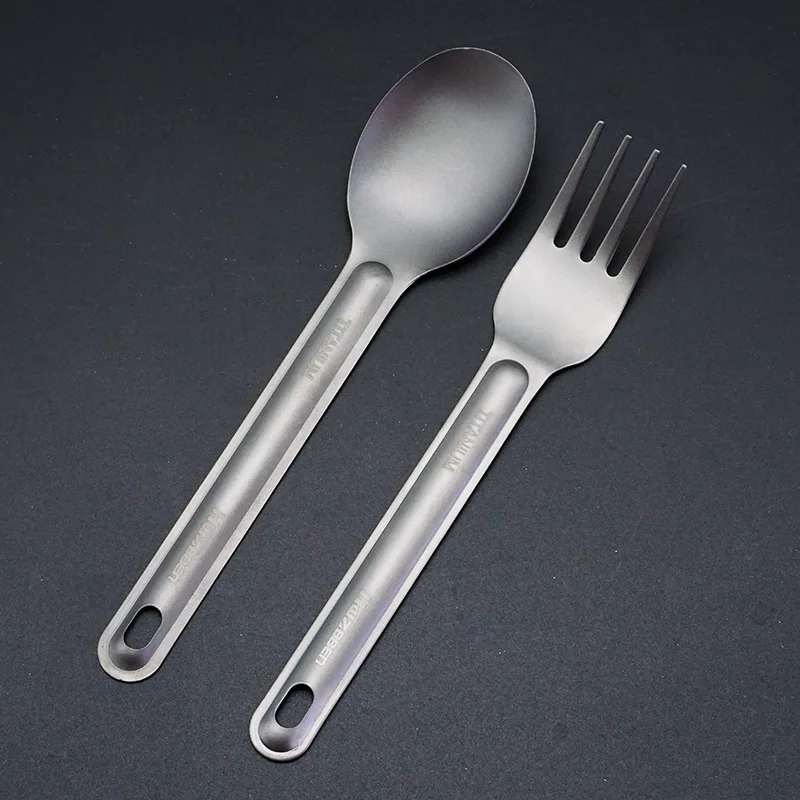 H1144 titanium alloy TC4 tableware titanium spoon Fork Outdoor camping ultra light portable titanium camping travel tableware
H1144 titanium alloy TC4 tableware titanium spoon Fork Outdoor camping ultra light portable titanium camping travel tableware