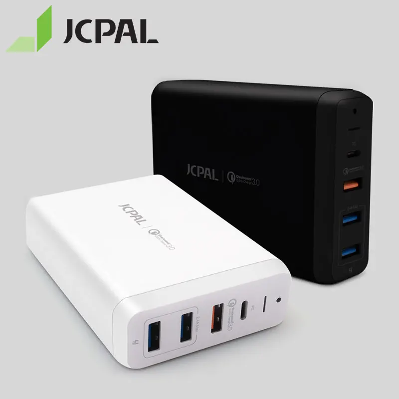 Зарядное устройство JCPAL Type C PD 60 Вт 20 В/3 А для ноутбука USB быстрое зарядное 3 0 18 9 В/2