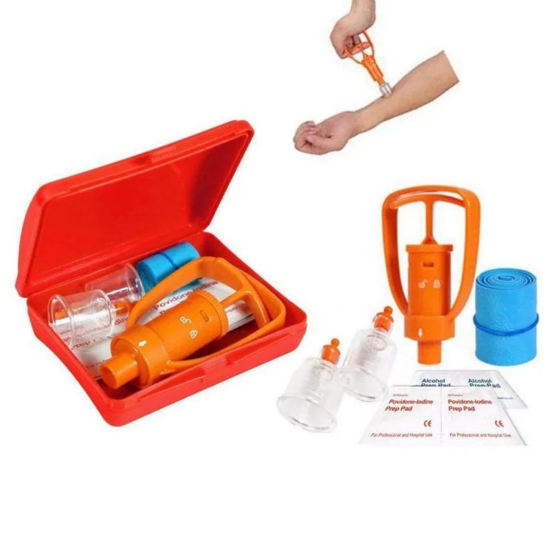 1Pc Outdoor Camping Survivor Venom Extractor Kit Safe First Aid Kit Safety Venom Protector Snake Bees Bite Venom Extractor
1Pc Outdoor Camping Survivor Venom Extractor Kit Safe First Aid Kit Safety Venom Protector Snake Bees Bite Venom Extractor