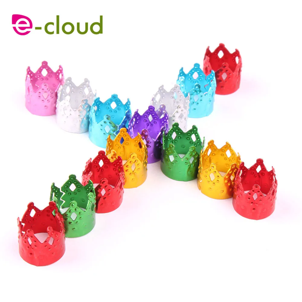 100pcs/lot Metal Hair Beads and Dreadlock Beads Crown Hollow Out Design Adjustable Hair Cuffs Clips Ring Tube Mixed Jewelry
100pcs/lot Metal Hair Beads and Dreadlock Beads Crown Hollow Out Design Adjustable Hair Cuffs Clips Ring Tube Mixed Jewelry