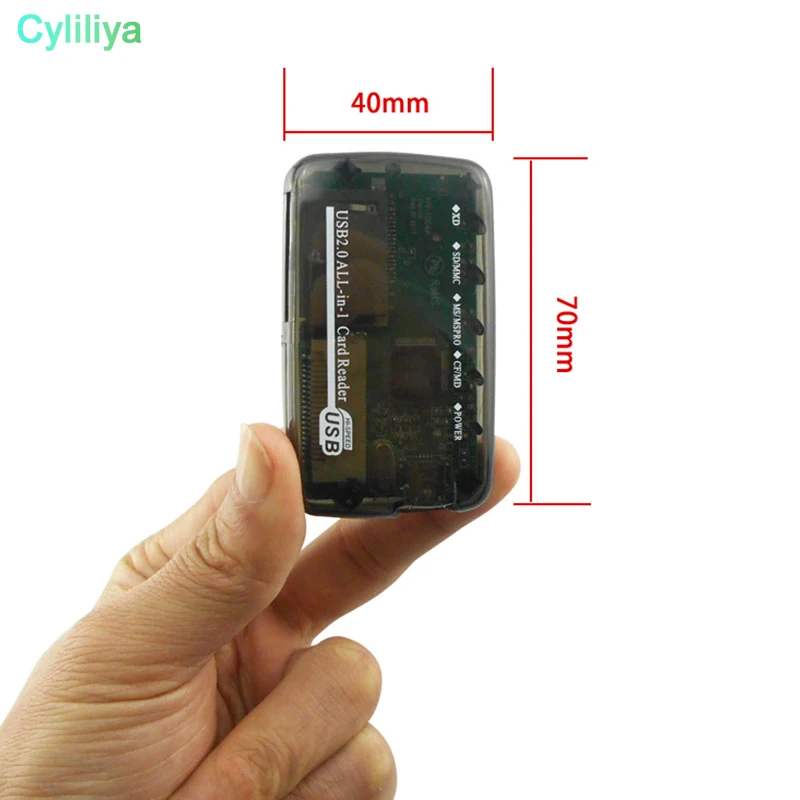 Устройство для чтения SD карт MMC XD SM MS CF MD 100 шт.|Кабели USB| |