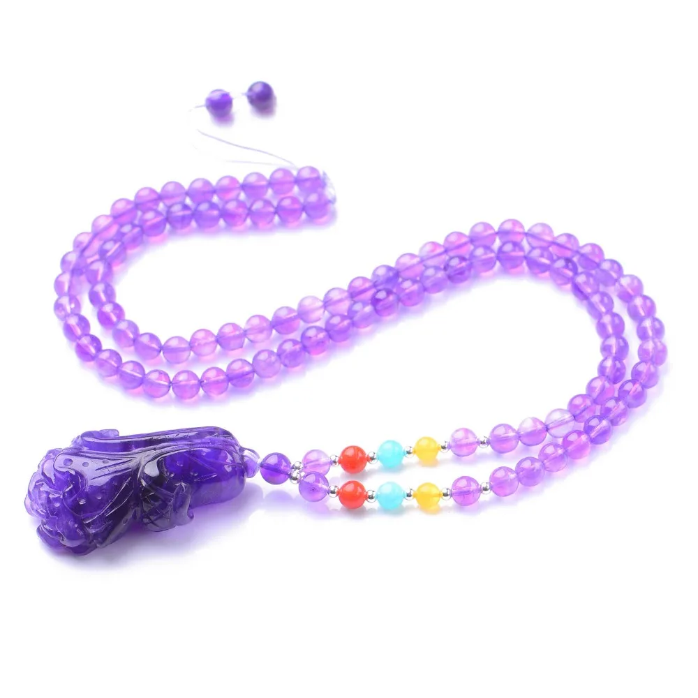 19 Styles Handmade Authentic Purple Lavender Crystal Cabbage Beads Necklace Pendant Natural Crystal Unisex
19 Styles Handmade Authentic Purple Lavender Crystal Cabbage Beads Necklace Pendant Natural Crystal Unisex