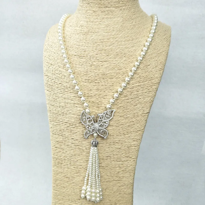 5pcs butterfly CZ zircon crystal Micro pave charm Pendant Connector,Natural Shell Pearl Beads Chain tassels Women Necklace NK226
5pcs butterfly CZ zircon crystal Micro pave charm Pendant Connector,Natural Shell Pearl Beads Chain tassels Women Necklace NK226