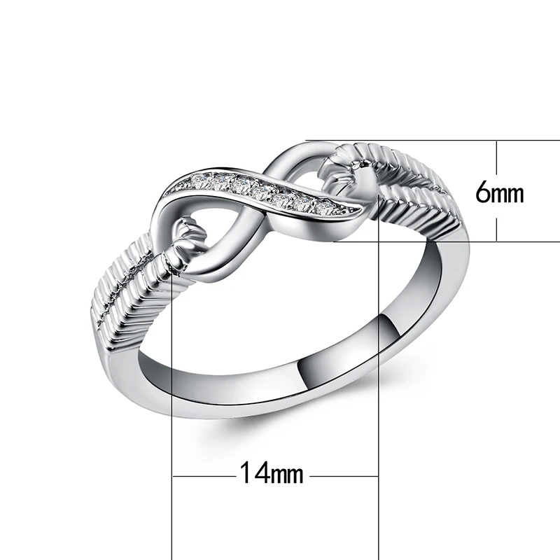HOMOD Hot Sale Fashion Alloy Crystal Rings Gold Color Infinity Ring Statement Jewelry Wholesale For Women Jewelry
HOMOD Hot Sale Fashion Alloy Crystal Rings Gold Color Infinity Ring Statement Jewelry Wholesale For Women Jewelry