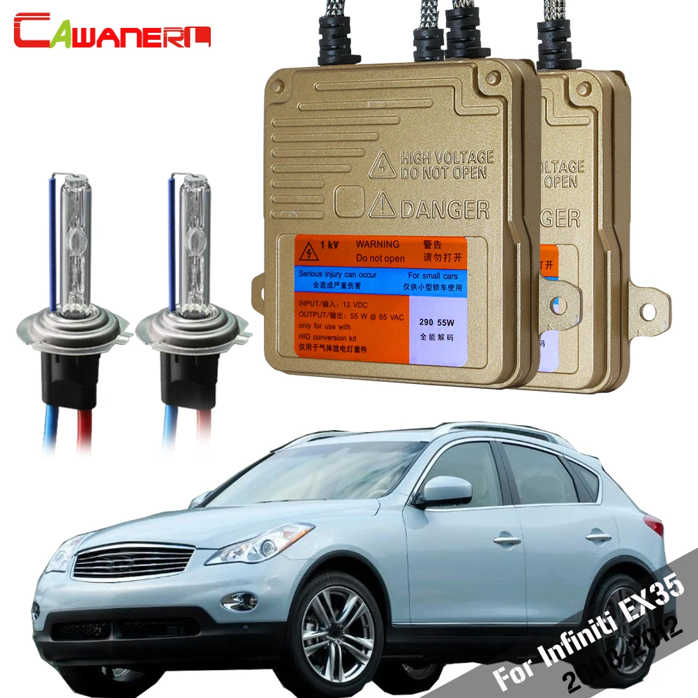 Cawanerl 55W Car Canbus HID Xenon Kit Lamp Ballast AC Headlight Low Beam 3000K 4300K 6000K 8000K For Infiniti EX35 2008-2012
Cawanerl 55W Car Canbus HID Xenon Kit Lamp Ballast AC Headlight Low Beam 3000K 4300K 6000K 8000K For Infiniti EX35 2008-2012