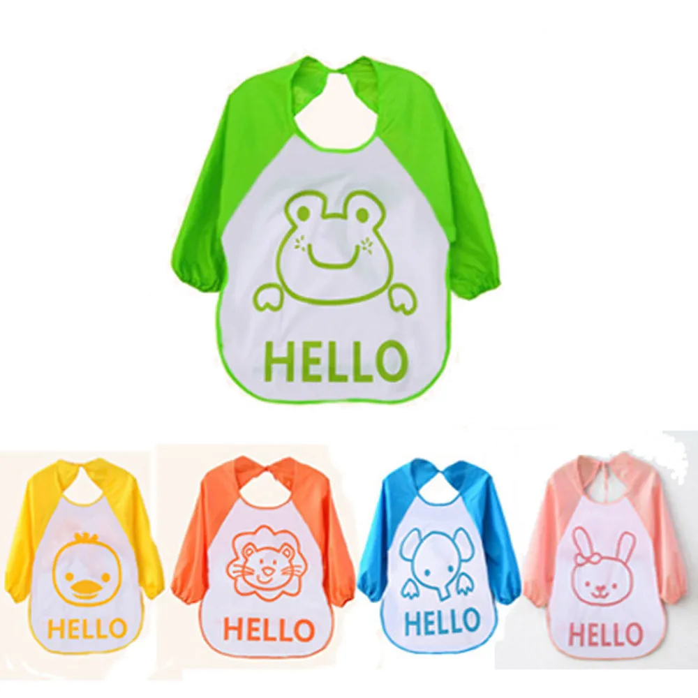 Clear Waterproof Animal Baby bibs Kids Child Cartoon Plastic Baby Bibs Soft long sleeve feeding Clothing For Baby Hot Sale
Clear Waterproof Animal Baby bibs Kids Child Cartoon Plastic Baby Bibs Soft long sleeve feeding Clothing For Baby Hot Sale