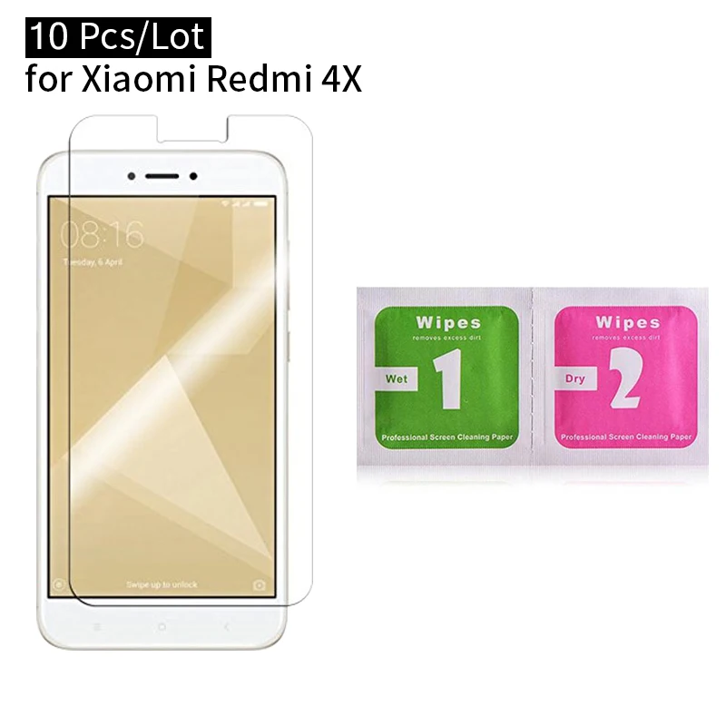 20 шт оптом для xiaomi redmi 4x Защитная пленка экрана закаленное стекло премиум