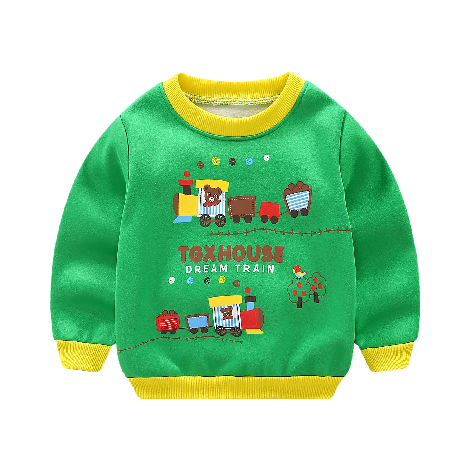 Cartoon Style Baby Boy Winter Fashion Clothes Girl Popular Warm Hoodie | Детская одежда и обувь