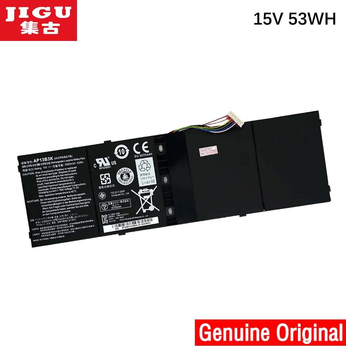 JIGU Аккумулятор для ноутбука ACER Aspire V5-473 V5-473G V7-481 Chromebook 13 V7-481P CB5-311 M5-583
JIGU Аккумулятор для ноутбука ACER Aspire V5-473 V5-473G V7-481 Chromebook 13 V7-481P CB5-311 M5-583
