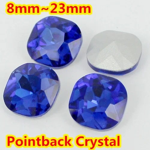 Sapphire Square Shape Crystal Fancy Stone Point Back Glass Stone For DIY Jewelry Accessory.8mm 10mm 12mm 14mm 18mm 23mm
Sapphire Square Shape Crystal Fancy Stone Point Back Glass Stone For DIY Jewelry Accessory.8mm 10mm 12mm 14mm 18mm 23mm
