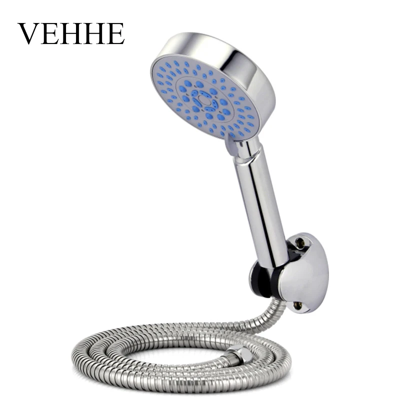 VEHHE Adjustable 5 Function Rainfall Water Saving Shower Head Nozzle Set Handhold Chrome Silica Gel Holes Shower Heads Set
VEHHE Adjustable 5 Function Rainfall Water Saving Shower Head Nozzle Set Handhold Chrome Silica Gel Holes Shower Heads Set