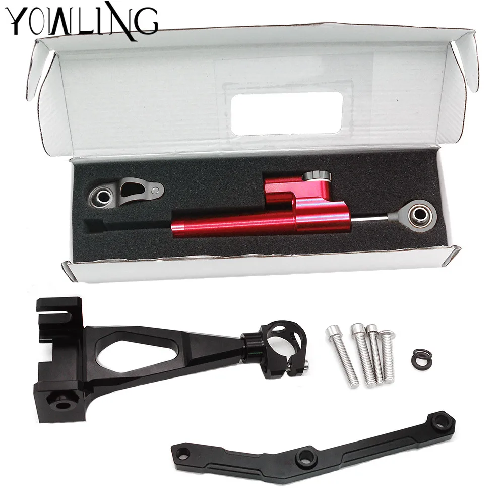 Motorcycle Accessories CNC Adjustable Steering Stabilize Damper bracket Mount kit For YAMAHA MT-09 MT09 FZ09 FZ-09 2013-2017
Motorcycle Accessories CNC Adjustable Steering Stabilize Damper bracket Mount kit For YAMAHA MT-09 MT09 FZ09 FZ-09 2013-2017