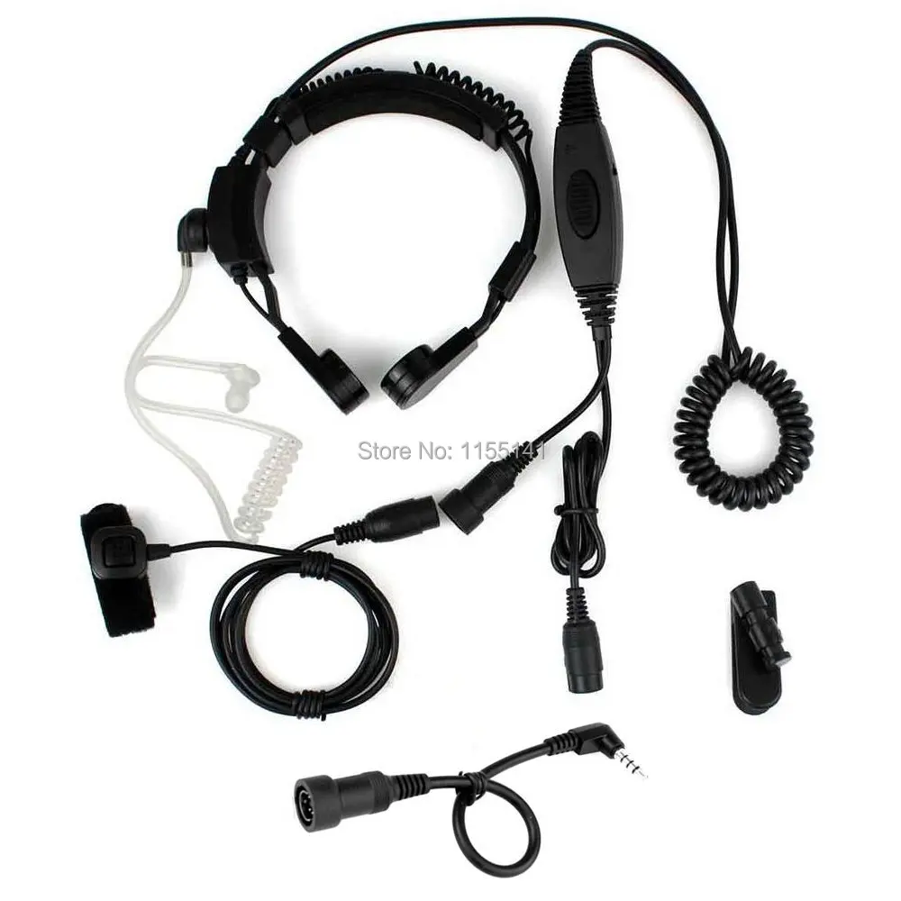 1-pin Throat Mic Microphone Covert Acoustic Tube Earpiece Headset Ajustable Volume for 3.5mm Yaesu Vertex Radio
1-pin Throat Mic Microphone Covert Acoustic Tube Earpiece Headset Ajustable Volume for 3.5mm Yaesu Vertex Radio