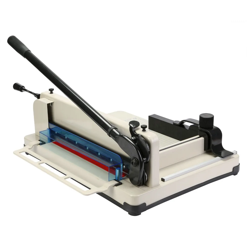 12" Paper Cutter Guillotine A4 Trimmer Metal Base Booking Industrial 600 Sheets Imbed-Inside
12" Paper Cutter Guillotine A4 Trimmer Metal Base Booking Industrial 600 Sheets Imbed-Inside