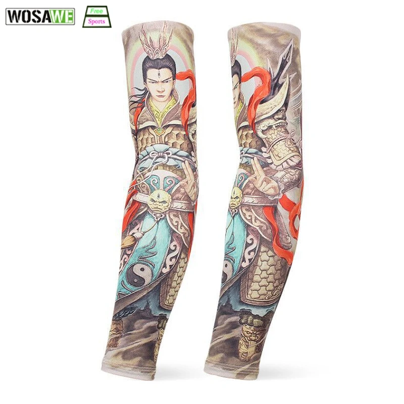 WOSAWE Bicycle UV Sun Protection Arm Sleeve Men Cycling Running mtb Warmers Sleeves Sports Fitness Protect | Спорт и развлечения