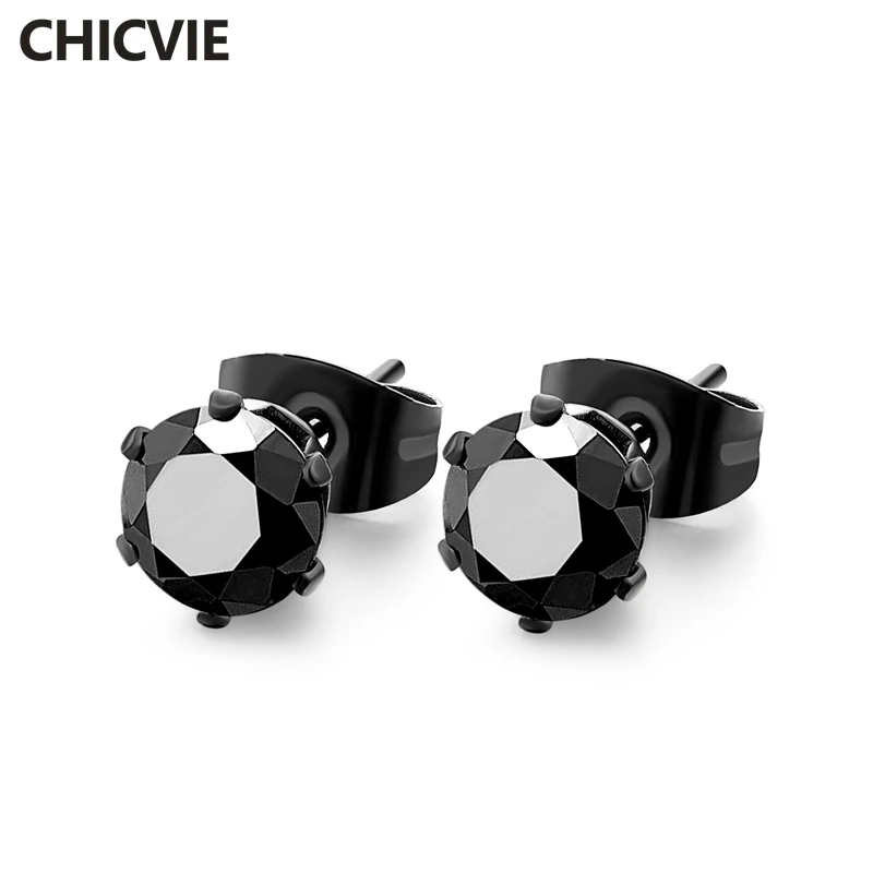 CHICVIE 8pcs sets Black & White Brand Crystal Stud Earrings For Women Ethnic Silver Color Earrings Fashion Jewelry SER160142
CHICVIE 8pcs sets Black & White Brand Crystal Stud Earrings For Women Ethnic Silver Color Earrings Fashion Jewelry SER160142