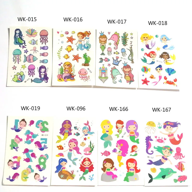 10pcs Temporary Tattoo Cartoon Mermaid Animal Hand Body Arm Art Fake Sticker Makeup Tool Random Pattern
10pcs Temporary Tattoo Cartoon Mermaid Animal Hand Body Arm Art Fake Sticker Makeup Tool Random Pattern