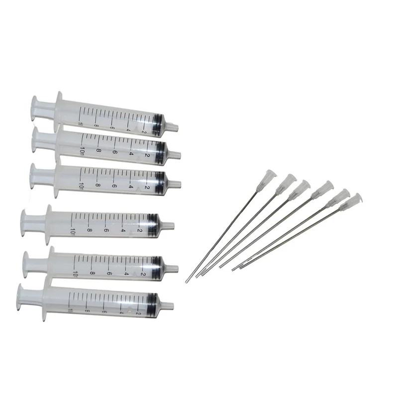 10ML 6pcs Ink Refilling Syringes & Blunt Needles for Hp Epson Refilling Ink Cartridge and Ink System CISS
10ML 6pcs Ink Refilling Syringes & Blunt Needles for Hp Epson Refilling Ink Cartridge and Ink System CISS