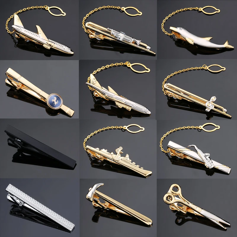 DY Hot sale Brand new fashion men business suit tie clip Joker style golden airplane laser grid Necktie Tie Clip
DY Hot sale Brand new fashion men business suit tie clip Joker style golden airplane laser grid Necktie Tie Clip