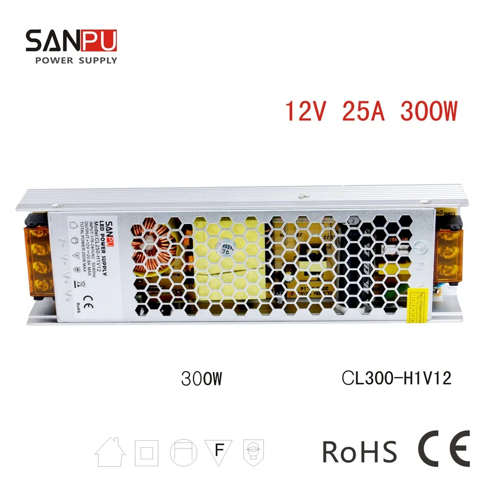 IWHD Mini Switching LED Power Supply 12V 25A 300W Lighting Transformers Driver Adapter 220V To 12 Volt transformador de 220v 12v
IWHD Mini Switching LED Power Supply 12V 25A 300W Lighting Transformers Driver Adapter 220V To 12 Volt transformador de 220v 12v