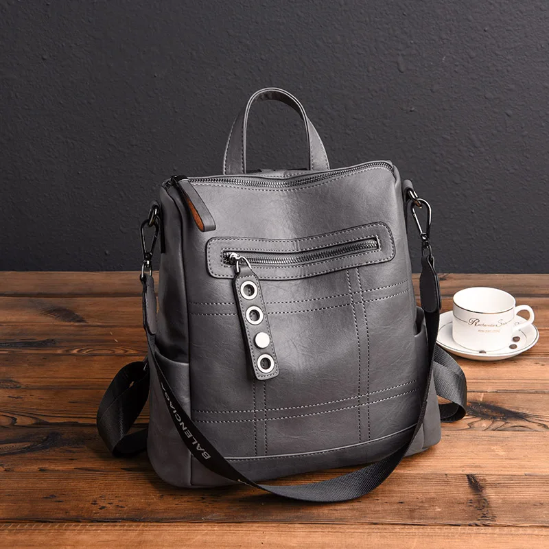 2019 Designer Backpacks Women Leather Backpacks Female School BagS for Teenager Girls Travel Back Bag Retro Bagpack Sac a Dos
2019 Designer Backpacks Women Leather Backpacks Female School BagS for Teenager Girls Travel Back Bag Retro Bagpack Sac a Dos