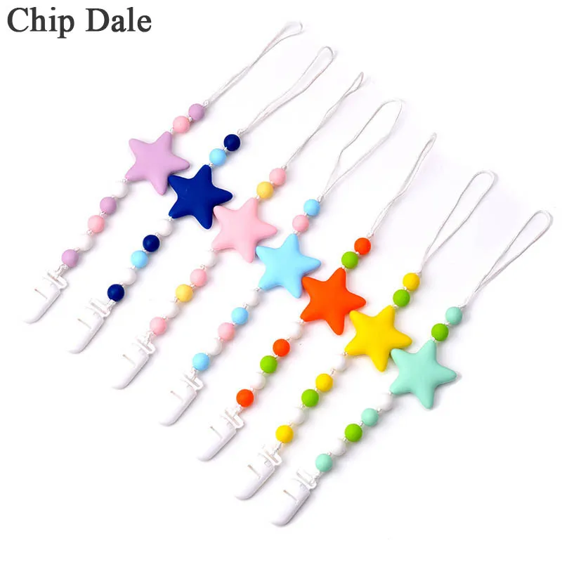 Chip Dale Baby Silicone Teether Pacifier Chain Dummy Nipple Holder Star Silicone Beads BPA Free Safe Baby Shower Gift
Chip Dale Baby Silicone Teether Pacifier Chain Dummy Nipple Holder Star Silicone Beads BPA Free Safe Baby Shower Gift