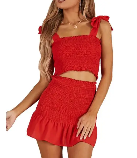 women dresses 2022 Straps Tube Top Vest High Waist Ruffle Two-piece Dress Suit Female
women dresses 2022 Straps Tube Top Vest High Waist Ruffle Two-piece Dress Suit Female