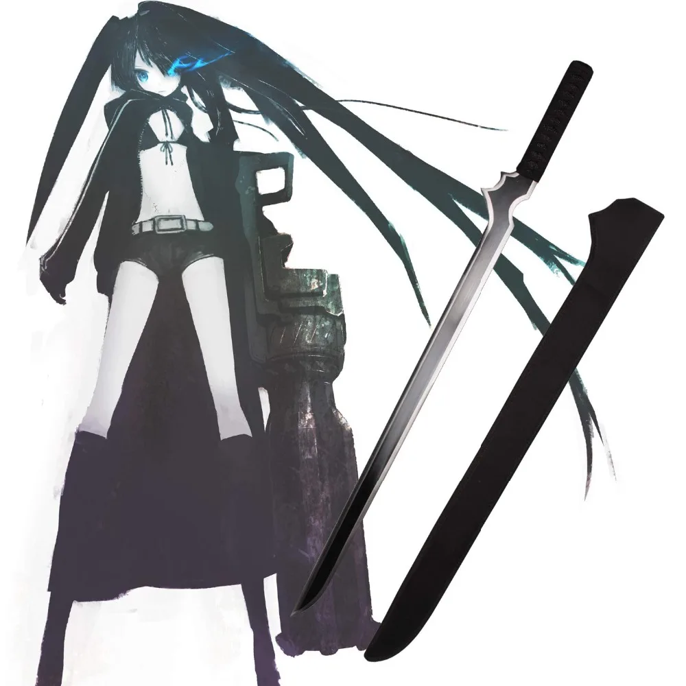 Black Rock Shooter Косплей Меч японская игра-Аниме Катана лезвие из углеродистой стали
Black Rock Shooter Косплей Меч японская игра-Аниме Катана лезвие из углеродистой стали