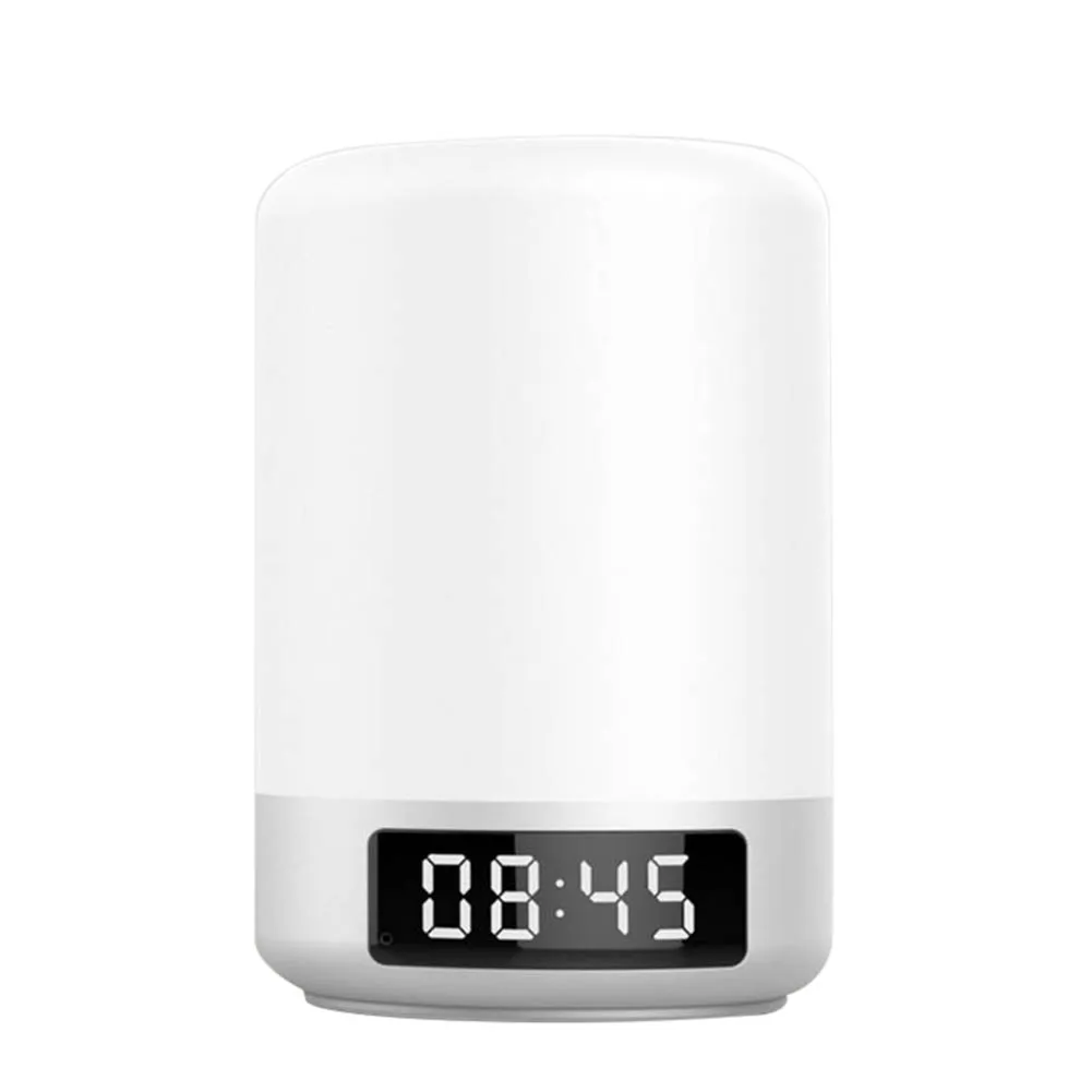Hot Sale Wireless Bluetooth V4.2 Smart Speaker Night Light Lamp Alarm Clock Audio TF Card Support
Hot Sale Wireless Bluetooth V4.2 Smart Speaker Night Light Lamp Alarm Clock Audio TF Card Support