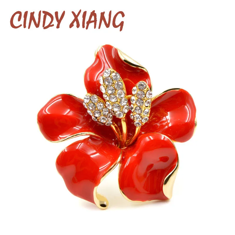 CINDY XIANG Beautiful Enamel Flower Brooches For Women Gold & Silver Plated Jewelry Pins Rhinestone Brooch Pin Wholesale Gift
CINDY XIANG Beautiful Enamel Flower Brooches For Women Gold & Silver Plated Jewelry Pins Rhinestone Brooch Pin Wholesale Gift