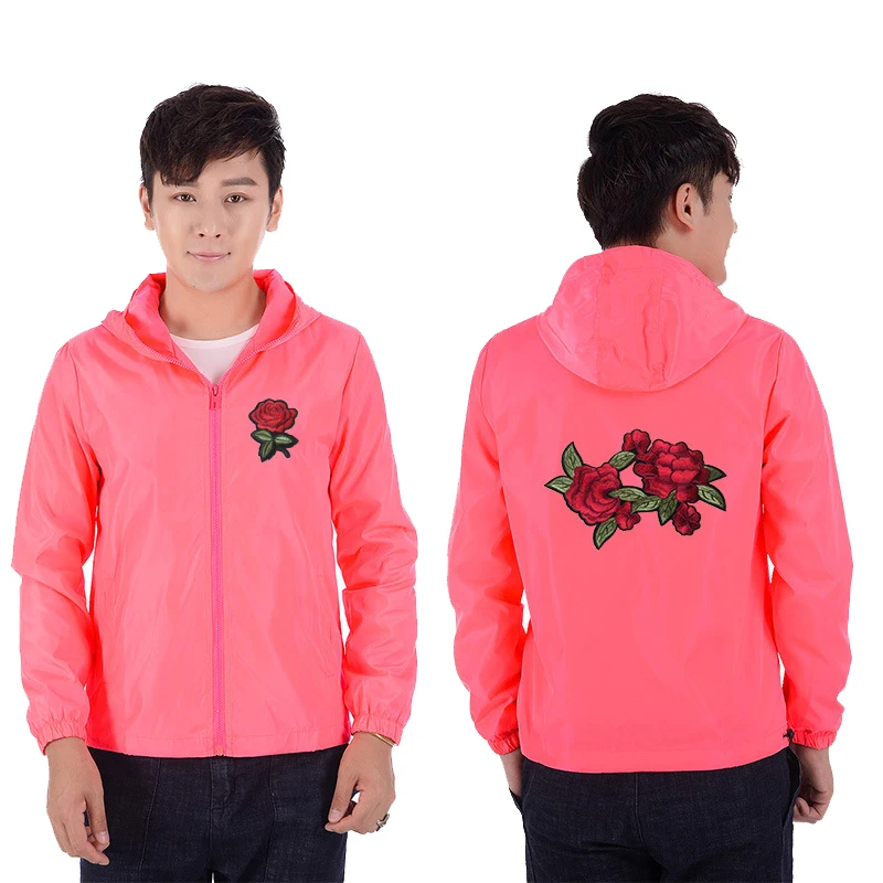 KH New Fashion Men's Jacket Windbreaker Rose Embroidery Couple's Family Fitted Hooded Sportswear Jackets Coat Plus size 6XL 7XL
KH New Fashion Men's Jacket Windbreaker Rose Embroidery Couple's Family Fitted Hooded Sportswear Jackets Coat Plus size 6XL 7XL