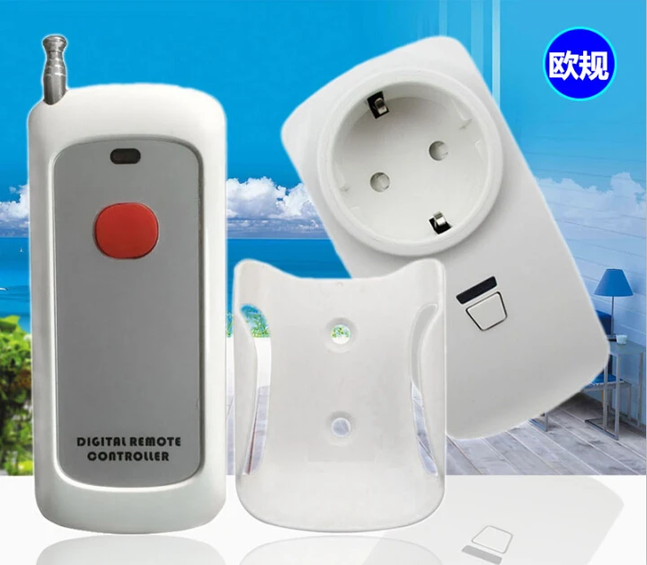 RF Remote control socket AC 220v European standard plugs+ 1 remote control distance 100 m self- lock mode EU Standard
RF Remote control socket AC 220v European standard plugs+ 1 remote control distance 100 m self- lock mode EU Standard