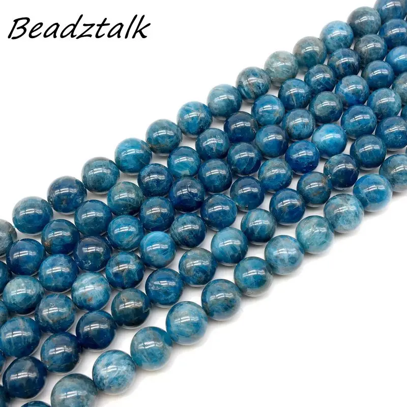 New Beads Natural Blue Apatite Round Stone Beads Round Smooth 4 mm 6 mm 8 mm 10 mm, DIY Jewelry Making Supplies
New Beads Natural Blue Apatite Round Stone Beads Round Smooth 4 mm 6 mm 8 mm 10 mm, DIY Jewelry Making Supplies