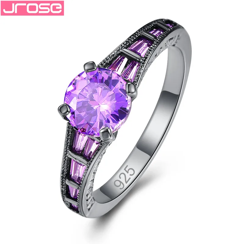 JROSE Vintage Round Zircon Sterling Silver 925 Jewelry Rings For Women Wedding Engagement Charms Anillos Mujer Size 6 7 8 9
JROSE Vintage Round Zircon Sterling Silver 925 Jewelry Rings For Women Wedding Engagement Charms Anillos Mujer Size 6 7 8 9