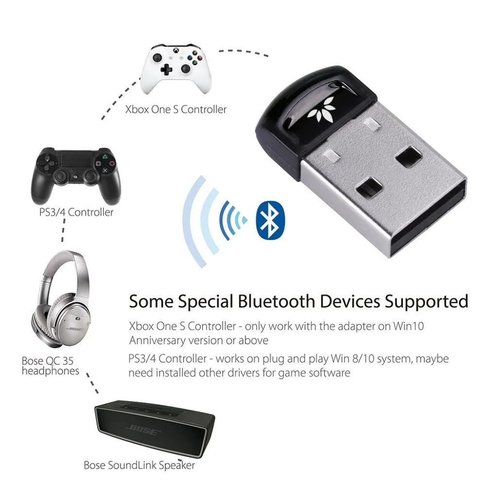 USB-адаптер Bluetooth для компьютера Bluetooth-адаптер 4 0 настольного ноутбука мыши