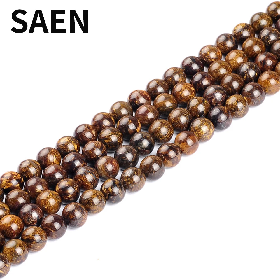 SAEN Natural Energy stone beads Amazing Power Bronze Yellow grey stone beads for jewelry making bracelet wholesale jewelry lots
SAEN Natural Energy stone beads Amazing Power Bronze Yellow grey stone beads for jewelry making bracelet wholesale jewelry lots
