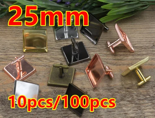 Cabochon 25mm Square Antique Bronze/Silver/Gold/Black French Square Pad Cuff Link blanks Tray/Reg Mail,Cufflink Base Sets
Cabochon 25mm Square Antique Bronze/Silver/Gold/Black French Square Pad Cuff Link blanks Tray/Reg Mail,Cufflink Base Sets