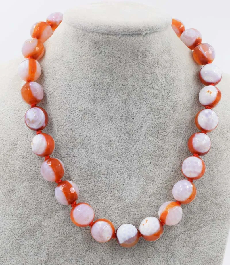 agate red white veins faceted round 16mm necklace 17inch wholesale beads nature FPPJ woman 2017
agate red white veins faceted round 16mm necklace 17inch wholesale beads nature FPPJ woman 2017