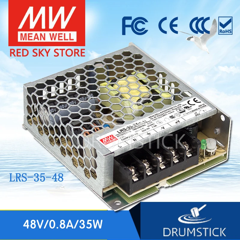 patriotic MEAN WELL LRS-35-48 48V 0.8A meanwell LRS-35 48V 38.4W Single Output Switching Power Supply
patriotic MEAN WELL LRS-35-48 48V 0.8A meanwell LRS-35 48V 38.4W Single Output Switching Power Supply