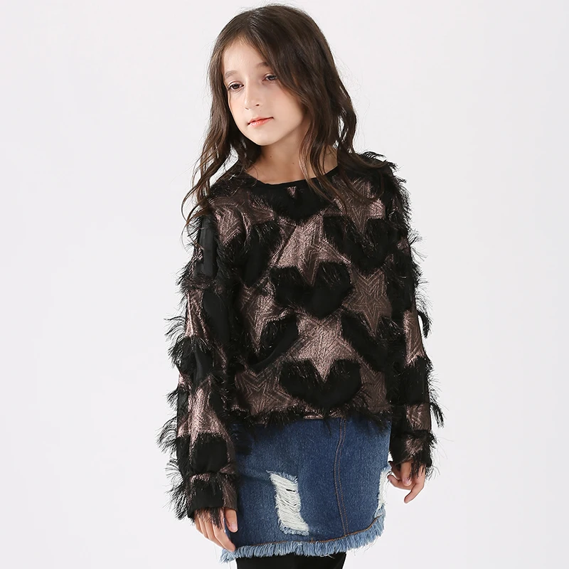Teen Girls Clothing Suit Korean Children's Fashion Set Fringed T-shirt Denim Skirt Outfit 2pcs Sets Kids Children Clothing Set
Teen Girls Clothing Suit Korean Children's Fashion Set Fringed T-shirt Denim Skirt Outfit 2pcs Sets Kids Children Clothing Set