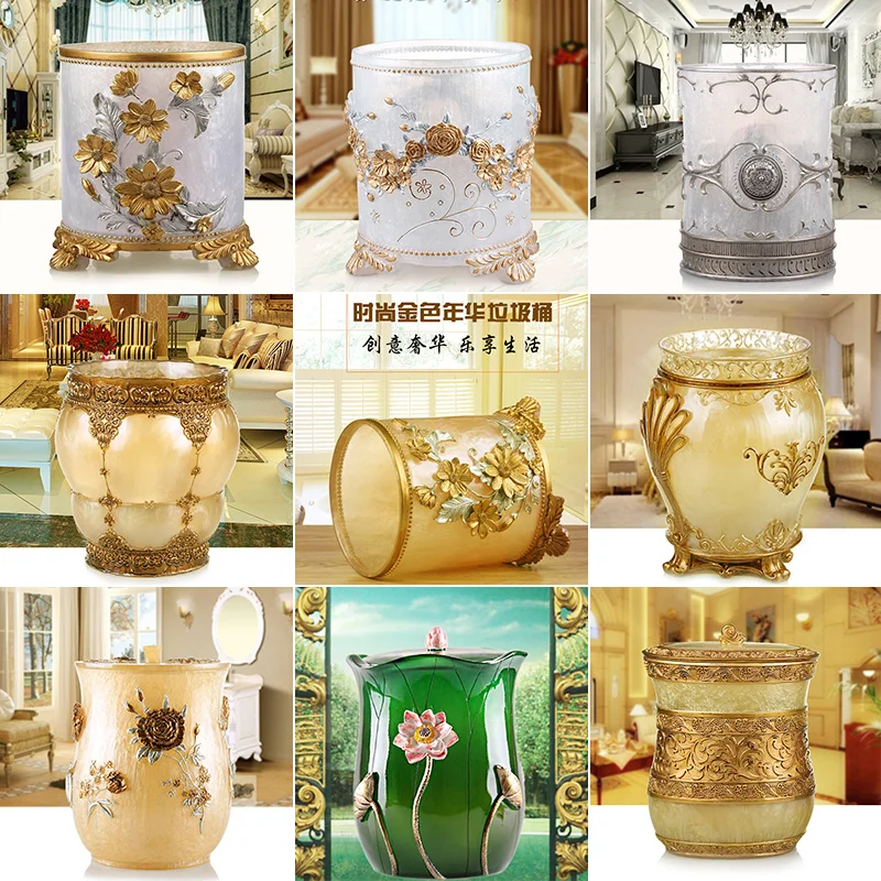 can not cover the living room of domestic resin non plastic waste paper basket European style bathroom bedroom dustbin
can not cover the living room of domestic resin non plastic waste paper basket European style bathroom bedroom dustbin