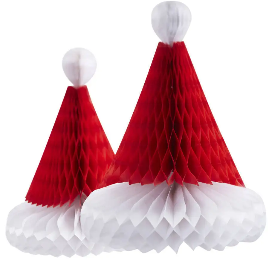 Pack of 2 pcs Christmas Decorations Santa Claus Hats Honeycomb Hanging Christmas Ornament for Decoration Home Decor Christmas
Pack of 2 pcs Christmas Decorations Santa Claus Hats Honeycomb Hanging Christmas Ornament for Decoration Home Decor Christmas