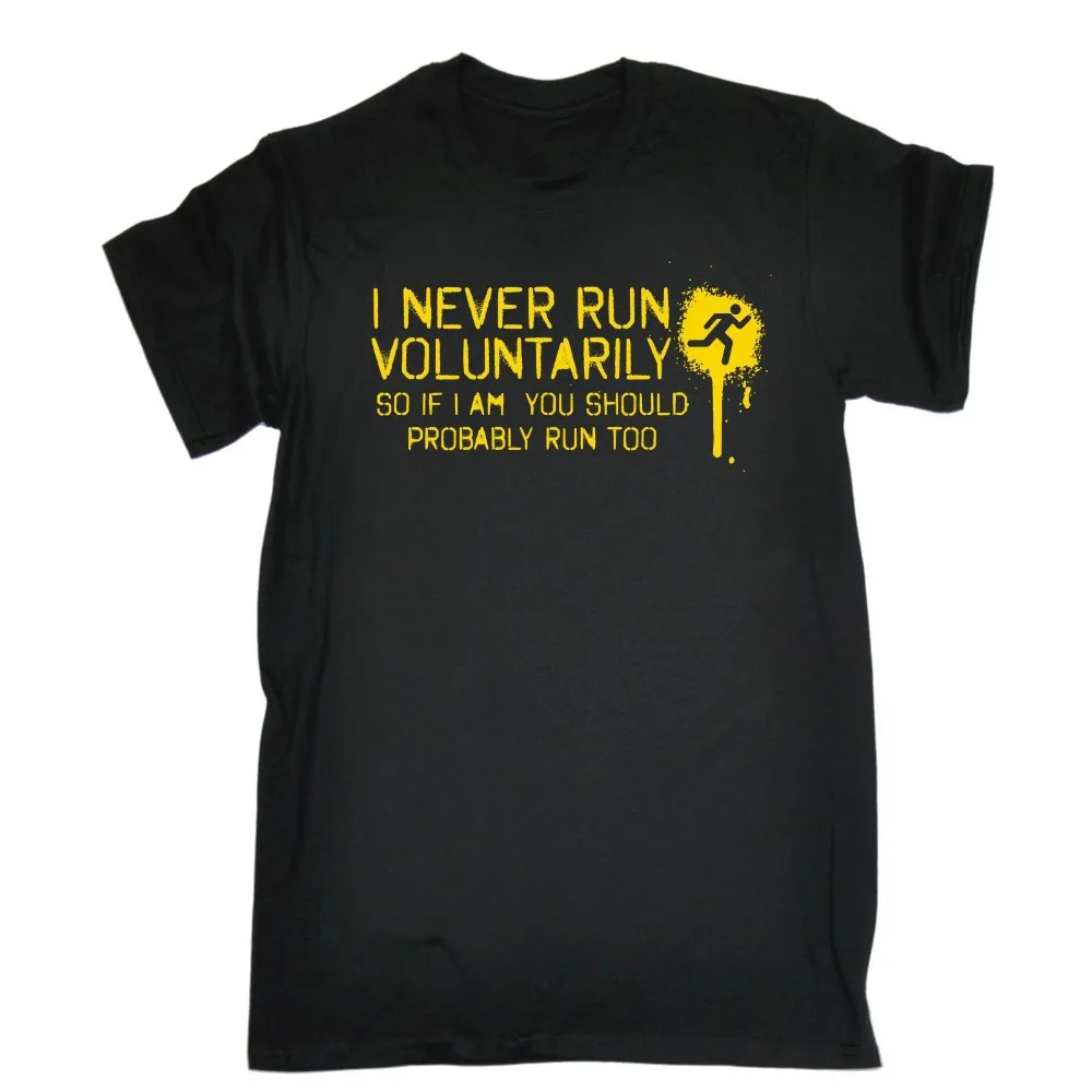Youth Round Collar Customized T-Shirts I Never Runs Voluntarily MENS T-SHIRT tee birthday gift lazy fat runs funny Tee Shirt
Youth Round Collar Customized T-Shirts I Never Runs Voluntarily MENS T-SHIRT tee birthday gift lazy fat runs funny Tee Shirt