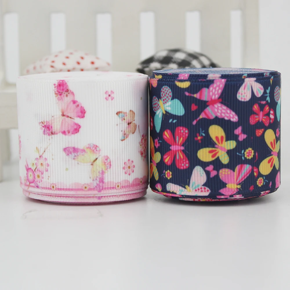 1-1/2" 38mm butterfly series ribbon set Heat Transfer Printing Grids Wedding Accessories DIY Handmade Materials 10 yards
1-1/2" 38mm butterfly series ribbon set Heat Transfer Printing Grids Wedding Accessories DIY Handmade Materials 10 yards