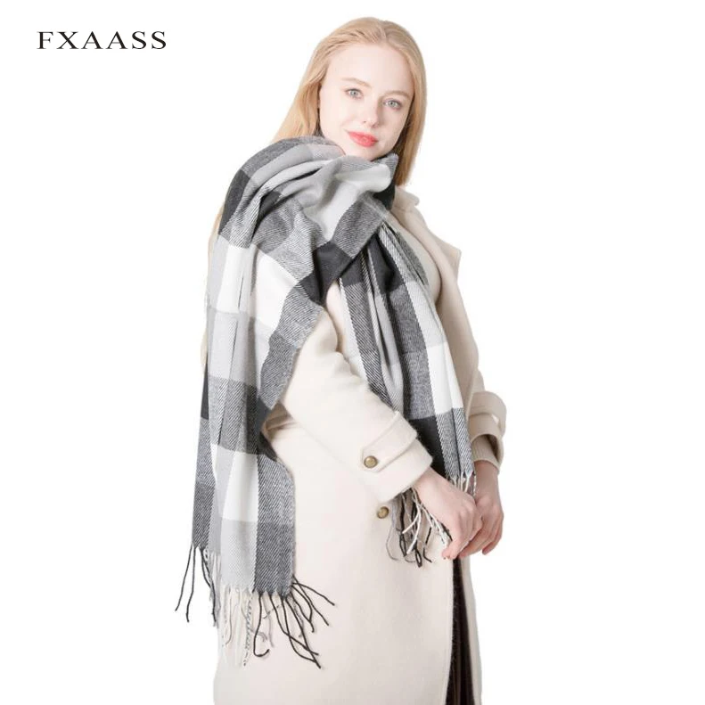 FXAASS New Autumn Winter Plaid Scarf for Ladies Shawl Fashion Women Tassel Cashmere Couple College Scarves Wholesale Pashmina
FXAASS New Autumn Winter Plaid Scarf for Ladies Shawl Fashion Women Tassel Cashmere Couple College Scarves Wholesale Pashmina