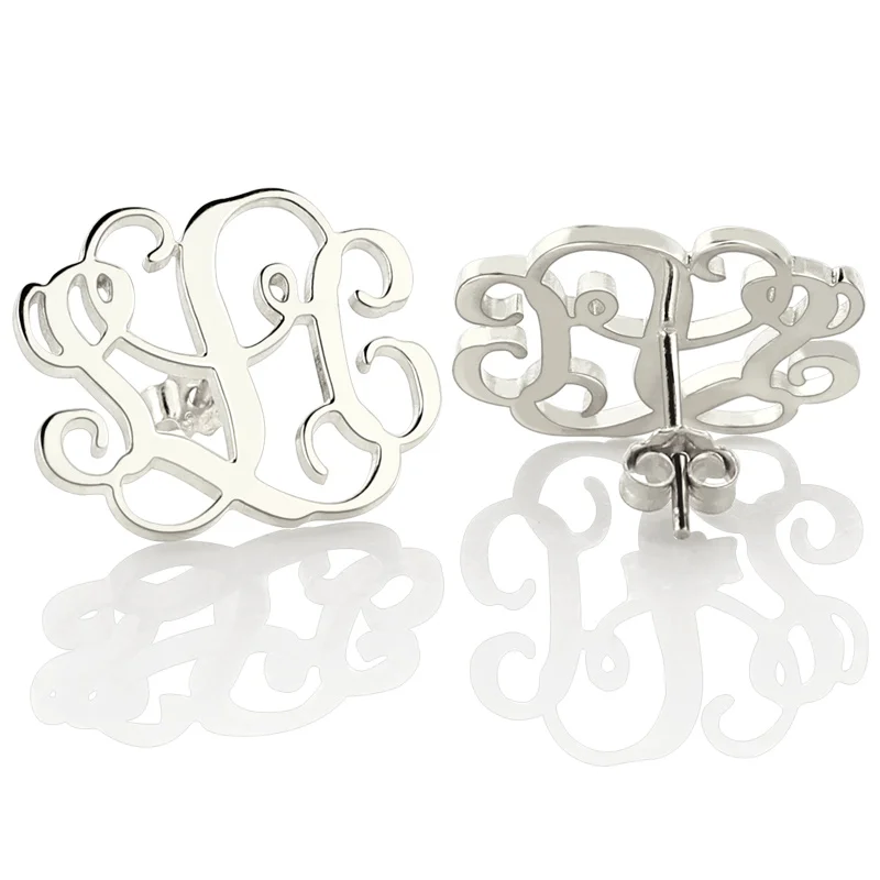Wholesale Monogram Stud Earrings Personalized Monogram Earrings Sterling Silver Initial Earrings Monogrammed Jewelry for Women
Wholesale Monogram Stud Earrings Personalized Monogram Earrings Sterling Silver Initial Earrings Monogrammed Jewelry for Women