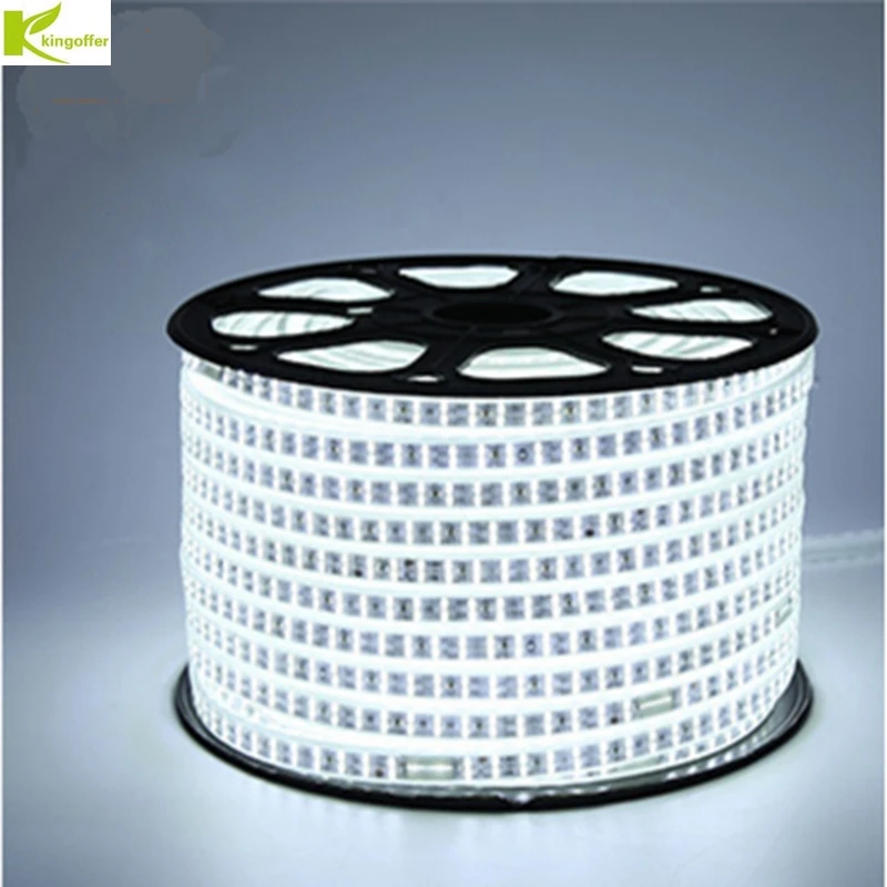 Водонепроницаемая гибкая светодиодная лента Kingoffer 1 м ~ 25 SMD 2835 переменный ток 220 В